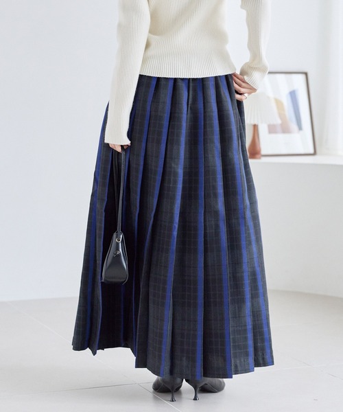 セール】タータンチェックプリーツスカート（スカート）｜LAVEANGE