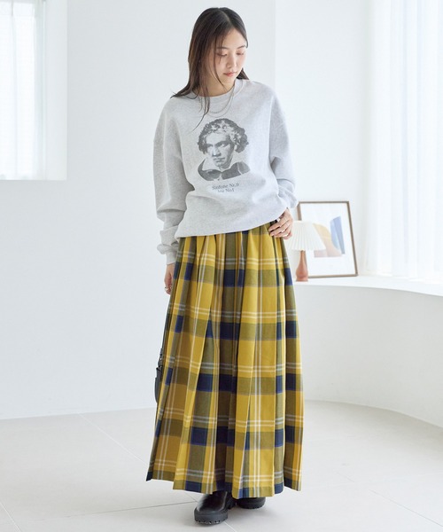 セール】タータンチェックプリーツスカート（スカート）｜LAVEANGE