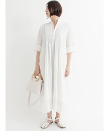 ピンタックワンピース