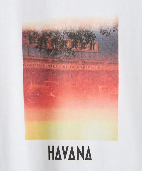 TRANSIT(トランジット)の「【別注】 <TRANSIT> HAVANA TEE/Tシャツ(Tシャツ/カットソー・メンズ・ホワイト・M/L/XL)」の4枚目の写真