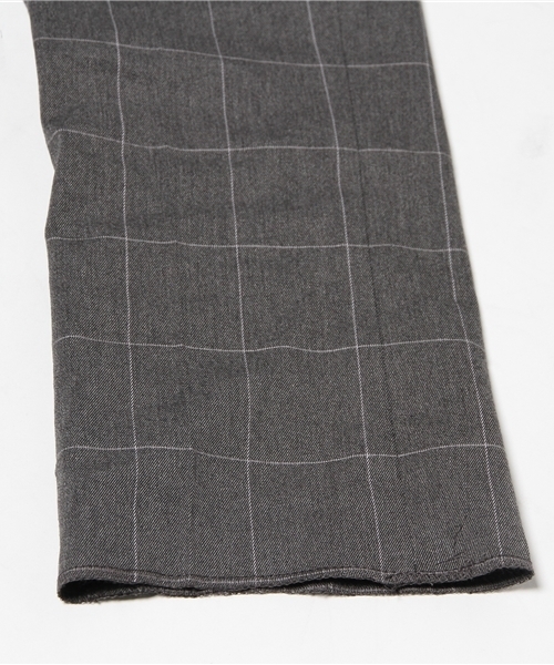 EDIFICE（エディフィス）の「◇コットンウィンドゥペン スリムテーパードパンツ（スラックス・メンズ・グレー/ホワイト/ネイビー・46/48/42/44/50）」の8枚目の写真
