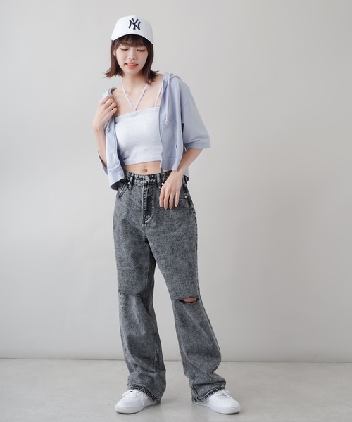 SPINNS(スピンズ)の「マルチWAY仕様 ホルターネックベアトップ(タンクトップ・レディース・ブラック/オフホワイト/ピンク/オートミール・S/M)」の21枚目の写真