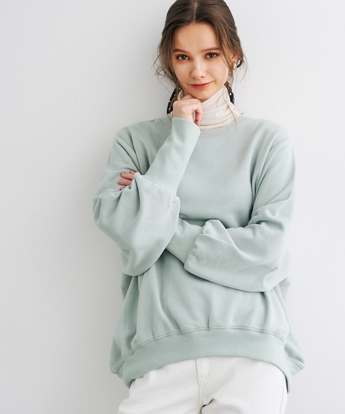 coca（coca）（コカ）の「＼新色登場／シースルーストレッチトップス（Tシャツ/カットソー・レディース・ブラック/ブラウン/ピンク/オレンジ/グリーン/アイボリー/ライトピンク/カーキ/ライトブルー・M/L）」の3枚目の写真