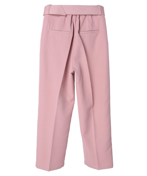 DURAS(デュラス)の「デザインベルト付きストレートパンツ(その他パンツ・レディース・グリーン/ピンク・SMALL/MEDIUM)」の8枚目の写真