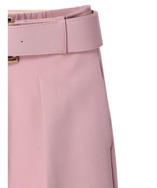 DURAS(デュラス)の「デザインベルト付きストレートパンツ(その他パンツ・レディース・グリーン/ピンク・SMALL/MEDIUM)」の10枚目の写真