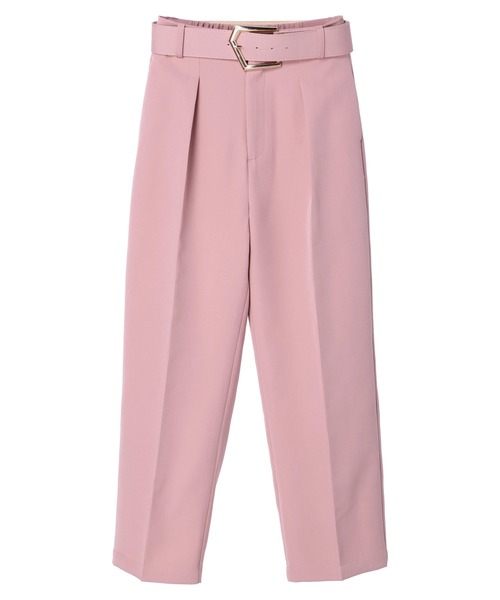 DURAS(デュラス)の「デザインベルト付きストレートパンツ(その他パンツ・レディース・グリーン/ピンク・SMALL/MEDIUM)」の14枚目の写真