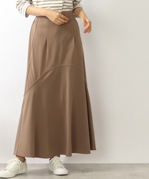 DRESKIP（ドレスキップ）の「◆変形切替ロングマ－メイドスカート（スカート・レディース・ライトブルー/ブラック/サンドベージュ/パープル系・02/03）」の3枚目の写真