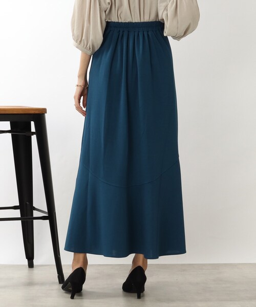 DRESKIP（ドレスキップ）の「◆変形切替ロングマ－メイドスカート（スカート・レディース・ライトブルー/ブラック/サンドベージュ/パープル系・02/03）」の7枚目の写真