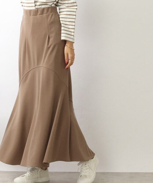 DRESKIP（ドレスキップ）の「◆変形切替ロングマ－メイドスカート（スカート・レディース・ライトブルー/ブラック/サンドベージュ/パープル系・02/03）」の11枚目の写真