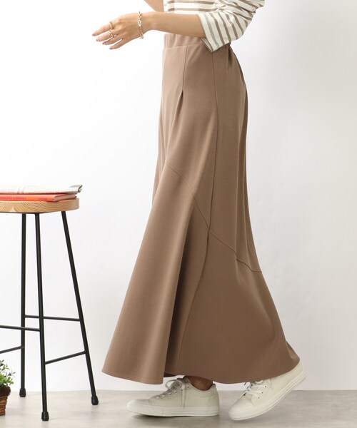 DRESKIP（ドレスキップ）の「◆変形切替ロングマ－メイドスカート（スカート・レディース・ライトブルー/ブラック/サンドベージュ/パープル系・02/03）」の12枚目の写真