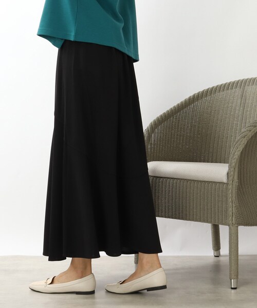 DRESKIP（ドレスキップ）の「◆変形切替ロングマ－メイドスカート（スカート・レディース・ライトブルー/ブラック/サンドベージュ/パープル系・02/03）」の19枚目の写真
