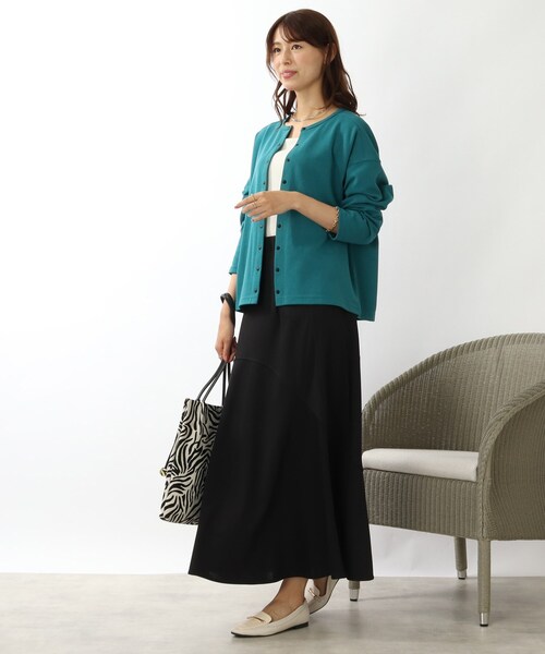 DRESKIP（ドレスキップ）の「◆変形切替ロングマ－メイドスカート（スカート・レディース・ライトブルー/ブラック/サンドベージュ/パープル系・02/03）」の22枚目の写真