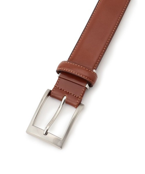 Perfect Suit FActory(パーフェクトスーツファクトリー)の「カーブポリッシュベルト ダークブラウン/ブラウン/ブラック(ベルト・メンズ・ブラック/ブラウン/ダークブラウン・FREE)」の6枚目の写真