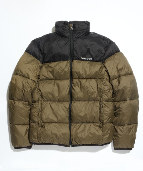 CONVERSE（コンバース）の「【CONVERSE/コンバース】ファイバーダウン切替ジャケット（ダウンジャケット/コート・メンズ・ブルー/カーキ/ブラック/ベージュ/マスタード・M/L/LL）」の3枚目の写真