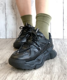 ボリュームソール厚底ダッドスニーカー