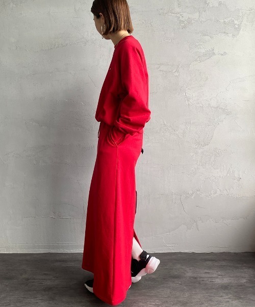 Healthknit（ヘルスニット）の「[HEALTHKNIT/ヘルスニット] 別注 ショート丈 クラシックラグランスリーブスウェット（スウェット・レディース・ブラック/アッシュグレー/ブラウン/パープル/レッド・F）」の6枚目の写真