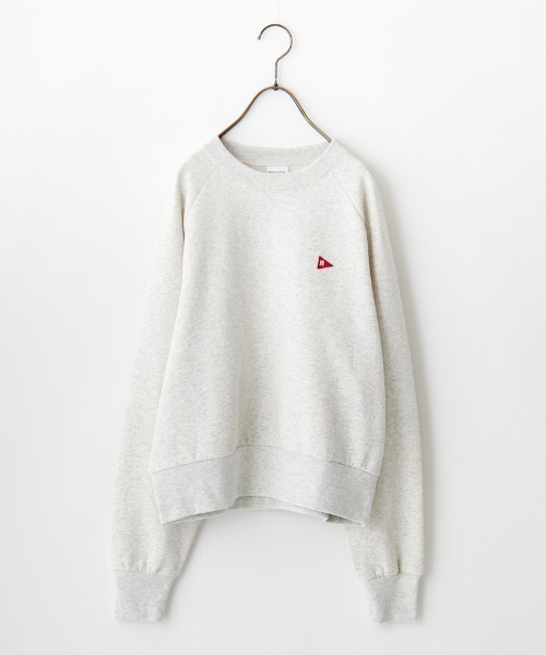 Healthknit（ヘルスニット）の「[HEALTHKNIT/ヘルスニット] 別注 ショート丈 クラシックラグランスリーブスウェット（スウェット・レディース・ブラック/アッシュグレー/ブラウン/パープル/レッド・F）」の7枚目の写真