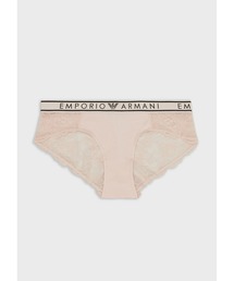 EMPORIO ARMANI◆アルマーニ ロゴ レース ショーツ 無地 ブラジリアンショーツ ホリデーレース | Emporio Armani