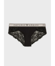 EMPORIO ARMANI◆アルマーニ ロゴ レース ショーツ 無地 ASV エターナルレース ブラジリアンショーツ レース | Emporio