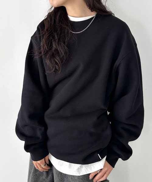 PRO CLUB （プロクラブ）の「PROCLUB(プロクラブ)/スーパーヘビーウェイト 13オンス クルーネック ビッグ スウェットプルオーバー/Heavyweight Crew Neck Fleece Pullover Sweatshirt（スウェット・メンズ・カーキ/ブラック/グレー/ホワイト/ブラウン/チャコールグレー・M/L/XL/XXL/S）」の15枚目の写真