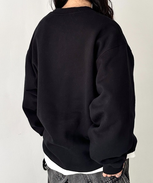 PRO CLUB （プロクラブ）の「PROCLUB(プロクラブ)/スーパーヘビーウェイト 13オンス クルーネック ビッグ スウェットプルオーバー/Heavyweight Crew Neck Fleece Pullover Sweatshirt（スウェット・メンズ・カーキ/ブラック/グレー/ホワイト/ブラウン/チャコールグレー・M/L/XL/XXL/S）」の21枚目の写真