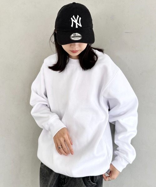 PRO CLUB （プロクラブ）の「PROCLUB(プロクラブ)/スーパーヘビーウェイト 13オンス クルーネック ビッグ スウェットプルオーバー/Heavyweight Crew Neck Fleece Pullover Sweatshirt（スウェット・メンズ・カーキ/ブラック/グレー/ホワイト/ブラウン/チャコールグレー・M/L/XL/XXL/S）」の9枚目の写真