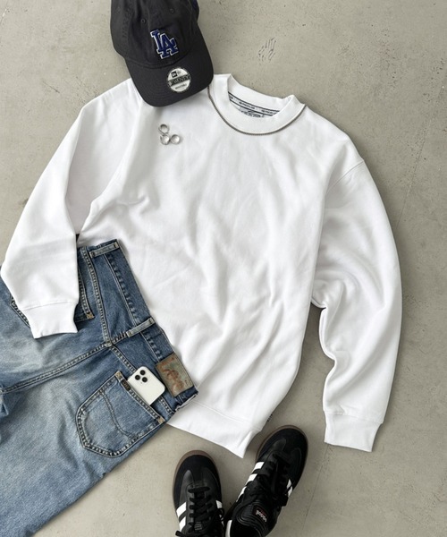 PRO CLUB （プロクラブ）の「PROCLUB(プロクラブ)/スーパーヘビーウェイト 13オンス クルーネック ビッグ スウェットプルオーバー/Heavyweight Crew Neck Fleece Pullover Sweatshirt（スウェット・メンズ・カーキ/ブラック/グレー/ホワイト/ブラウン/チャコールグレー・M/L/XL/XXL/S）」の12枚目の写真