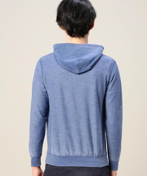 BEAUTY&YOUTH UNITED ARROWS（ビューティーアンドユースユナイテッドアローズ）の「BY ヘザー ジップパーカー◆（パーカー・メンズ・ダークグレー/ライトブルー/ロイヤルブルー・X-LARGE/SMALL/MEDIUM/LARGE）」の7枚目の写真