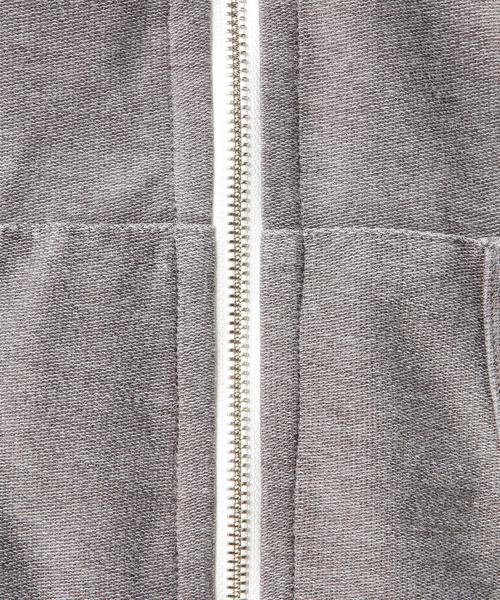 BEAUTY&YOUTH UNITED ARROWS（ビューティーアンドユースユナイテッドアローズ）の「BY ヘザー ジップパーカー◆（パーカー・メンズ・ダークグレー/ライトブルー/ロイヤルブルー・X-LARGE/SMALL/MEDIUM/LARGE）」の15枚目の写真