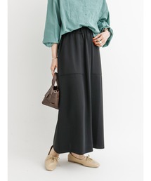 Samansa Mos2 blue | カットタイトスカート【セットアップ可】(スカート)