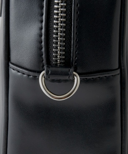 forksy.（フォルクシー）の「【forksy.】フェイクレザースクエアボストン（ボストンバッグ・レディース・ブラウン/ブラック・FREE）」の7枚目の写真