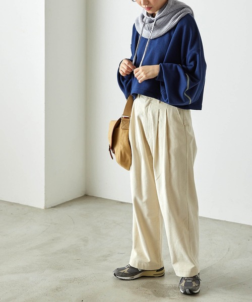 forksy.（フォルクシー）の「【forksy.】ニットフードバラクラバ（ニットキャップ/ビーニー・レディース・グレー/ブラック/アイボリー/ベージュ・FREE）」の21枚目の写真