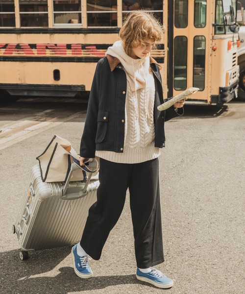 forksy.（フォルクシー）の「【forksy.】ニットフードバラクラバ（ニットキャップ/ビーニー・レディース・グレー/ブラック/アイボリー/ベージュ・FREE）」の11枚目の写真