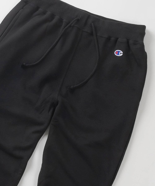 Champion(チャンピオン)の「【Champion/チャンピオン】ワンポイント スウェットリブパンツ/リラックスパンツ(スウェットパンツ・メンズ・グレー/ネイビー/ブラック/オートミール/グリーン・XL/M/L)」の2枚目の写真