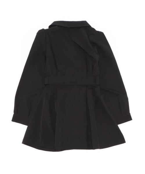 ANDGEEBEE（アンジービー）の「ジャケットタックミニワンピ（ワンピース・レディース・ブラック/チャコールグレー・MEDIUM）」の8枚目の写真