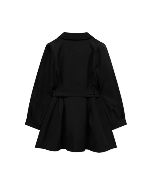 ANDGEEBEE（アンジービー）の「ジャケットタックミニワンピ（ワンピース・レディース・ブラック/チャコールグレー・MEDIUM）」の11枚目の写真