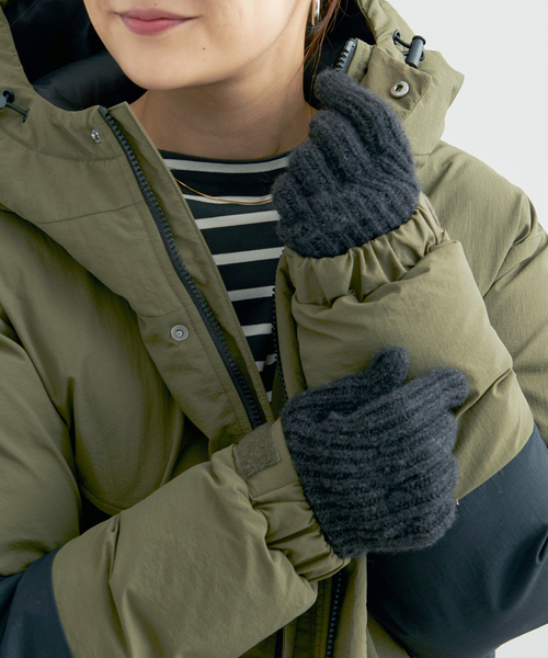 SLOBE IENA(スローブイエナ)の「【WILLIAM BRUNTON/ウィリアム ブラントン】 Cashmere RIB グローブ(手袋 ...