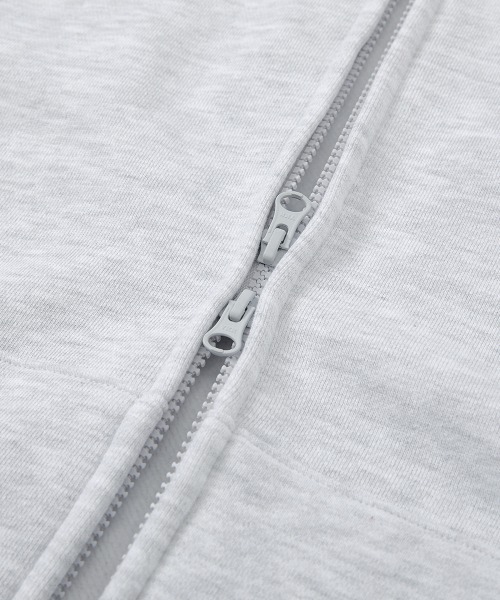 87mm（87mm）の「【87MM / Mmlg】19MG HOOD ZIPUP / パルチムエムエム Mmlg 19MG ロゴ フーディー ジップアップ（パーカー・レディース・ブラック/ライトグレー・MEDIUM/LARGE）」の7枚目の写真