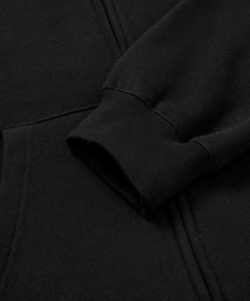 87mm（87mm）の「【87MM / Mmlg】19MG HOOD ZIPUP / パルチムエムエム Mmlg 19MG ロゴ フーディー ジップアップ（パーカー・レディース・ブラック/ライトグレー・MEDIUM/LARGE）」の9枚目の写真