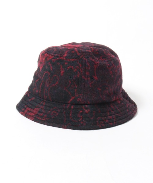 STUSSY（ステューシー）の「STUSSY/ステューシー Psychedelic Deep Bucket Hat バケットハット（ハット・メンズ・グリーン/レッド・SM/LXL）」の5枚目の写真