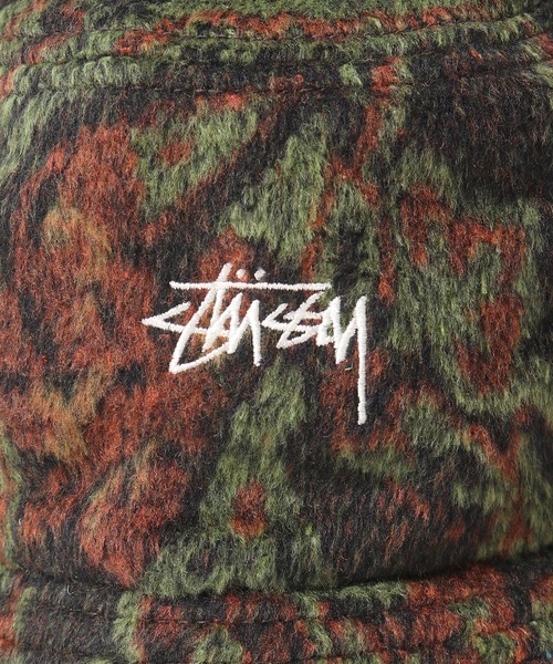 STUSSY（ステューシー）の「STUSSY/ステューシー Psychedelic Deep Bucket Hat バケットハット（ハット・メンズ・グリーン/レッド・SM/LXL）」の13枚目の写真