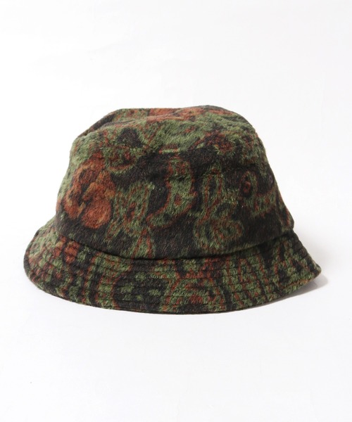 STUSSY（ステューシー）の「STUSSY/ステューシー Psychedelic Deep Bucket Hat バケットハット（ハット・メンズ・グリーン/レッド・SM/LXL）」の11枚目の写真