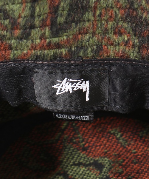 STUSSY（ステューシー）の「STUSSY/ステューシー Psychedelic Deep Bucket Hat バケットハット（ハット・メンズ・グリーン/レッド・SM/LXL）」の16枚目の写真
