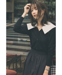 &. NOSTALGIA | 【石井亜美さんコラボ】セーラーカラーカーディガン(カーディガン/ボレロ)