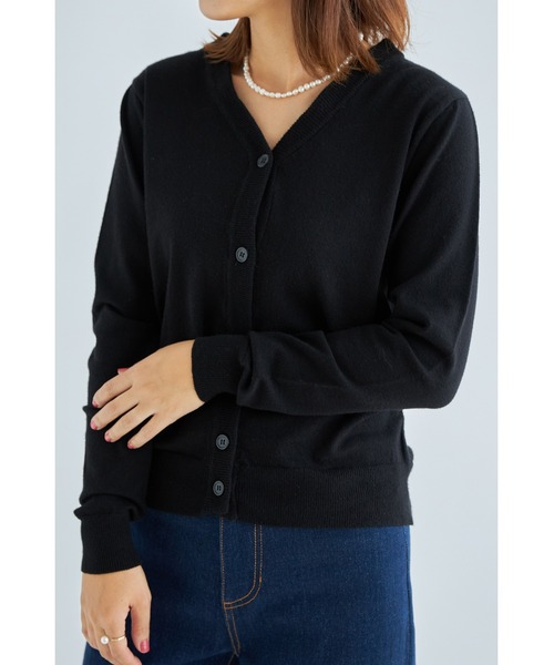 &. NOSTALGIA（アンドドットノスタルジア）の「【石井亜美さんコラボ】セーラーカラーカーディガン（カーディガン/ボレロ・レディース・ホワイト×ブラック/ブラック×ブラック・FREE）」の16枚目の写真