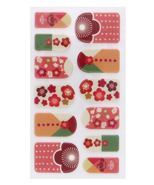 カヤ（カヤ）の「【カヤ】-JAPAN MADE-和柄おめかしネイルシール（やすり付き）（ネイルシール/ネイルチップ・レディース・その他1/その他12/アニマル/その他13/その他14/その他15/その他16/その他17/その他18/その他4/その他2/その他3・FREE）」の2枚目の写真