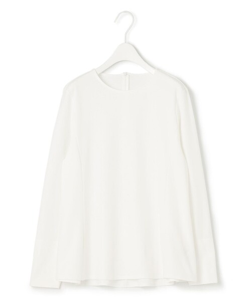 ICB(アイシービー)の「【洗える】リバーストレッチジャージー ペプラムカットソー(Tシャツ/カットソー・レディース・アイボリー系/ブラック系/カーキ系・X-SMALL/SMALL/MEDIUM)」の3枚目の写真