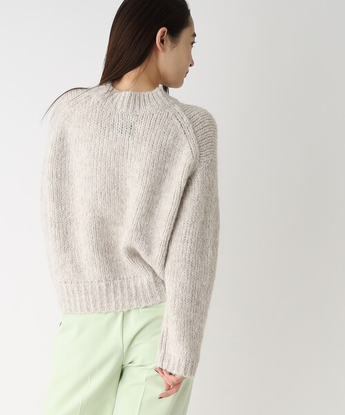 OPAQUE.CLIP（オペークドットクリップ）の「◆【COFIL／コフィル】ローゲージモヘヤMIX ワイドシルエットニット（ニット/セーター・レディース・イエロー/ネイビー/ライトパープル/ライトグリーン/ピンク系/オフホワイト/ブラウン系その他・00）」の10枚目の写真