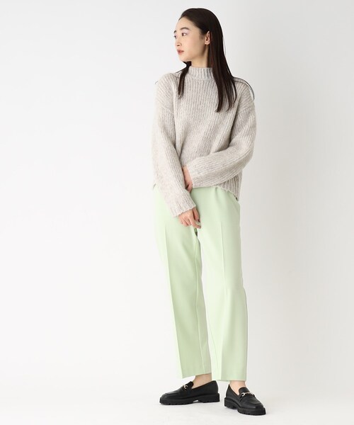 OPAQUE.CLIP（オペークドットクリップ）の「◆【COFIL／コフィル】ローゲージモヘヤMIX ワイドシルエットニット（ニット/セーター・レディース・イエロー/ネイビー/ライトパープル/ライトグリーン/ピンク系/オフホワイト/ブラウン系その他・00）」の11枚目の写真