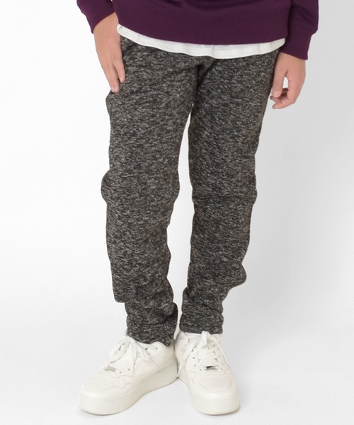 GLAZOS（グラソス）の「[スリム]ニットフリース・スリムパンツ（その他パンツ・キッズ・チャコールグレー/ダークグリーン/ネイビー・140cm/150cm/160cm/170cm）」の2枚目の写真